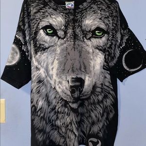 Vintage Wolf Double Sided John Connell 1996 XL